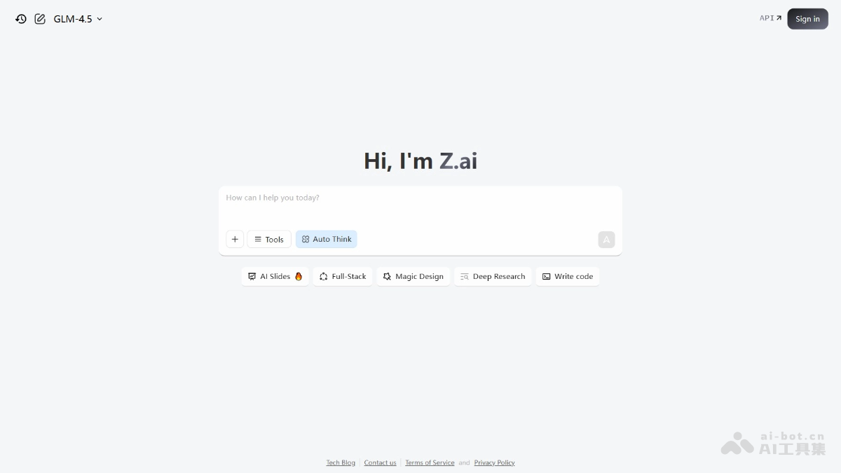Z.ai-website